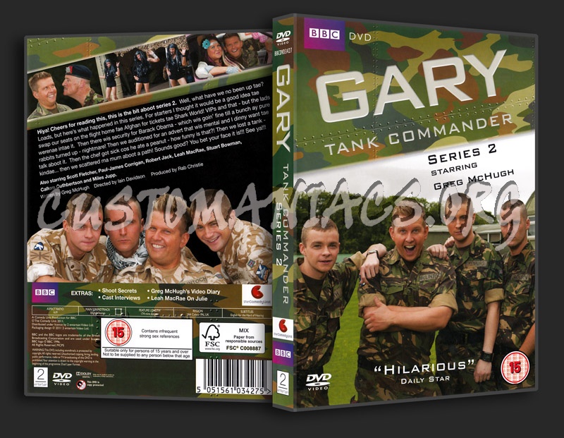 Gary Tank Commander Series 2 dvd cover