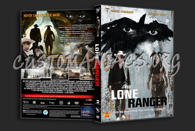 The Lone Ranger dvd cover