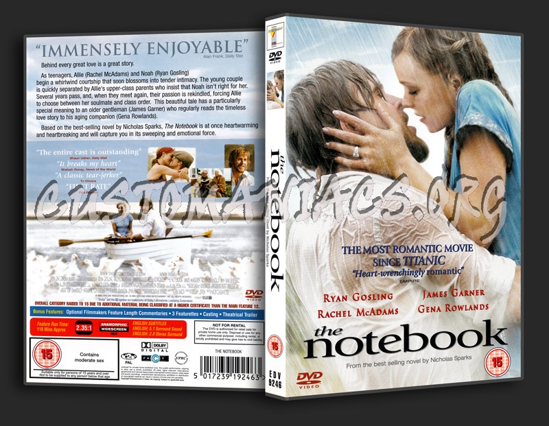 The Notebook dvd cover