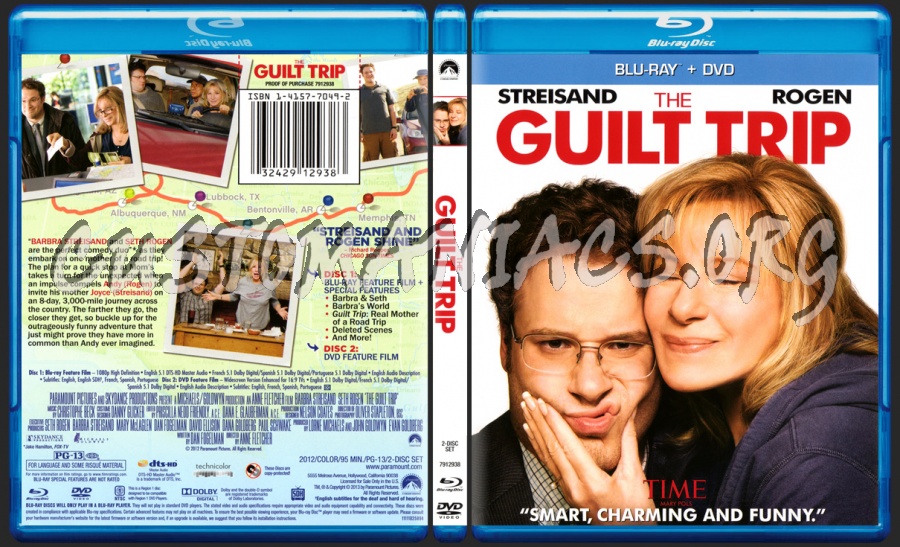 The Guilt Trip blu-ray cover
