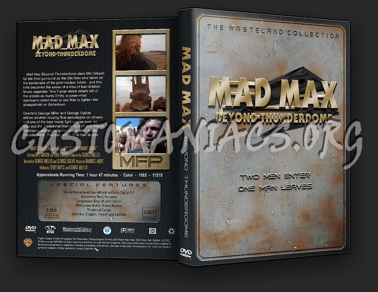 Mad Max 3 - Beyond Thunderdome dvd cover