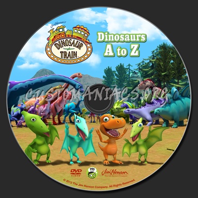 Dinosaur Train Dinosaurs A to Z dvd label