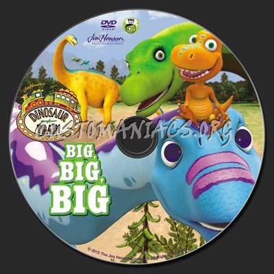 Dinosaur Train Big Big Big dvd label