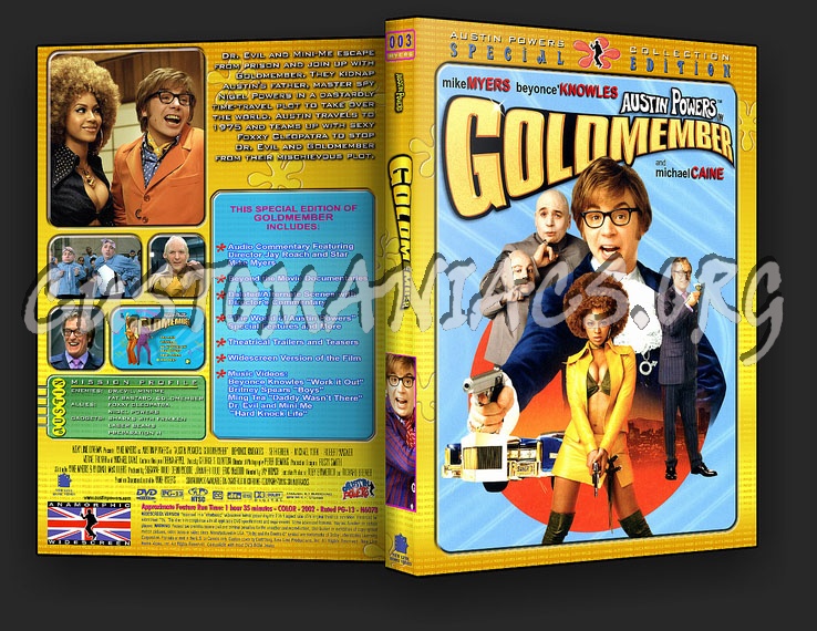 Austin Powers - Goldmember dvd cover