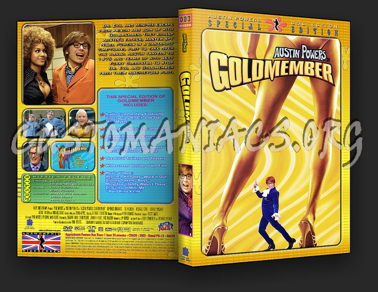 Austin Powers - Goldmember dvd cover