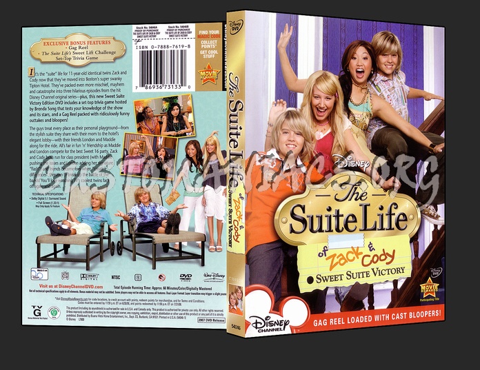 The Suite Life of Zack and Cody Sweet Suit Victory dvd cover - DVD ...