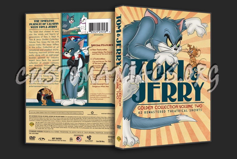 Tom & Jerry Golden Collection Volume 2 dvd cover