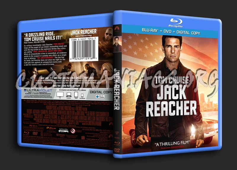 Jack Reacher blu-ray cover