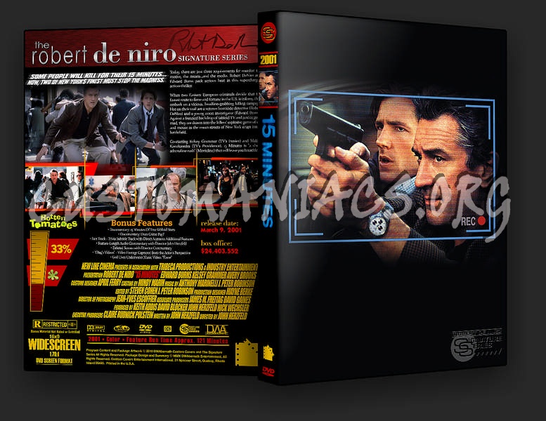 15 Minutes dvd cover