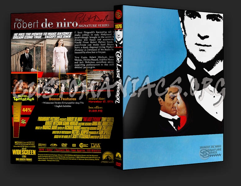 The Last Tycoon dvd cover