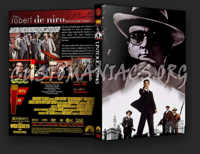 The Untouchables dvd cover