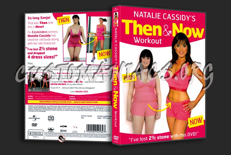 Natalie Cassidy's Then & Now Workout dvd cover