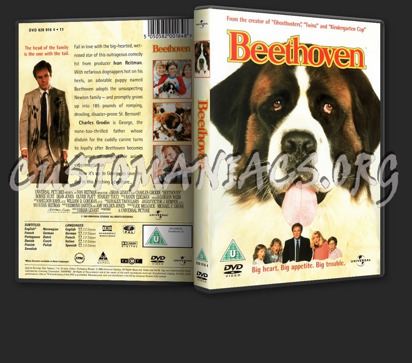 Beethoven:Movies 1-5 dvd cover - DVD Covers & Labels by Customaniacs ...