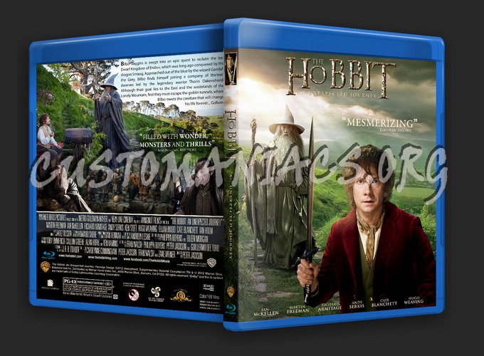 The Hobbit: An Unexpected Journey blu-ray cover