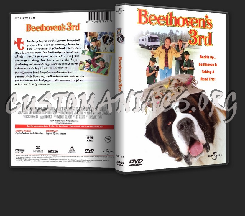 Beethoven:Movies 1-5 dvd cover