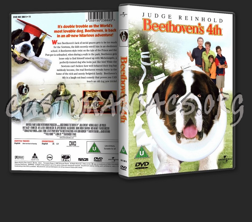 Beethoven:Movies 1-5 dvd cover