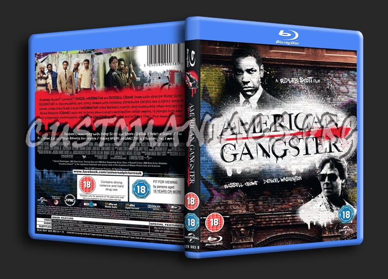 American Gangster blu-ray cover