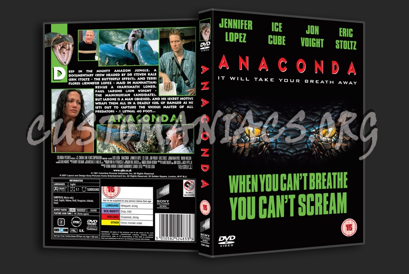 Anaconda dvd cover