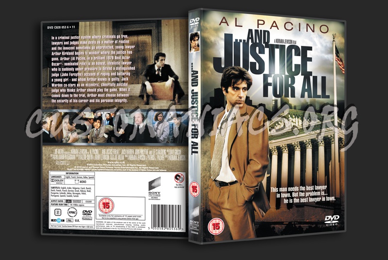 And Justice for All dvd cover