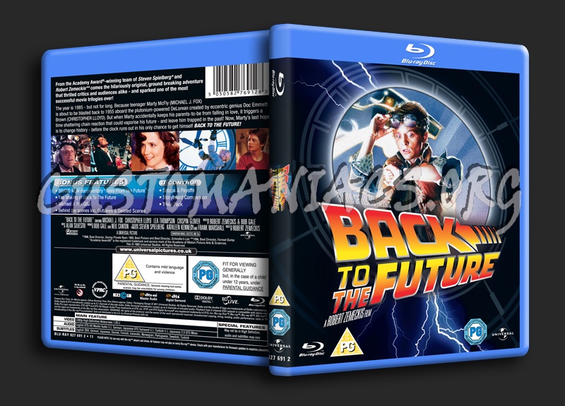 Back to the Future blu-ray cover