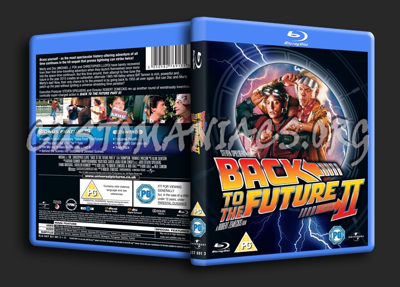 Back to the Future Part II blu-ray cover