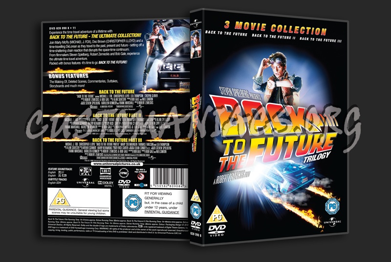 Back to the Future  Trilogy dvd cover