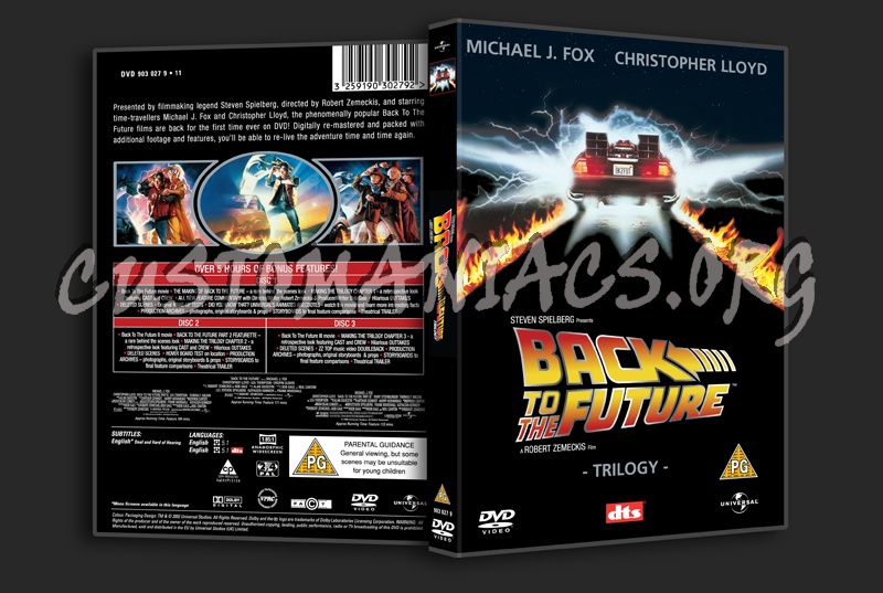 Back to the Future  Trilogy dvd cover