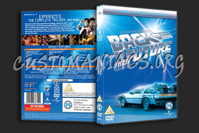 Back to the Future  Trilogy dvd cover