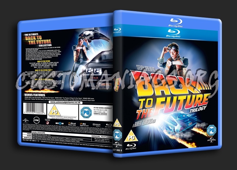 Back to the Future  Trilogy blu-ray cover