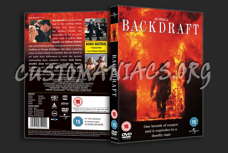 Backdraft dvd cover