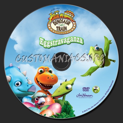 Dinosaur Train Eggstravaganza dvd label
