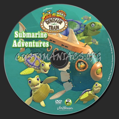 Dinosaur Train Submarine Adventures dvd label