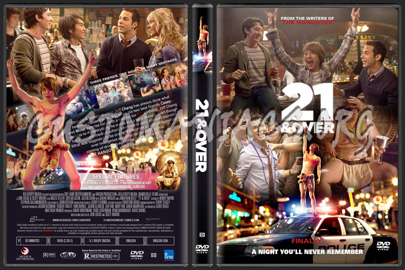 21 & Over (aka 21 and Over) dvd cover