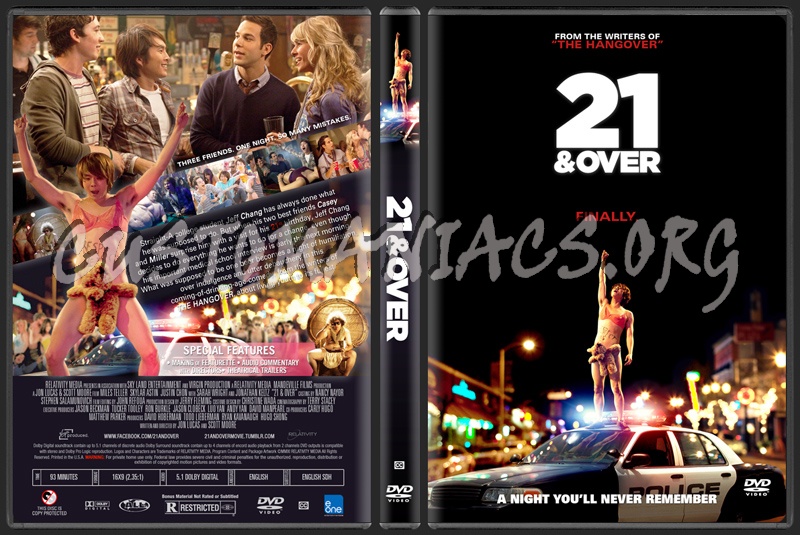 21 & Over (aka 21 and Over) dvd cover