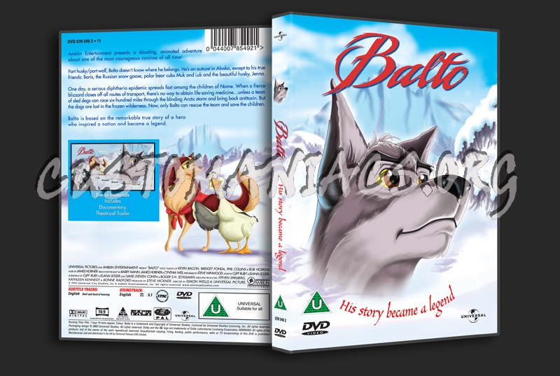 Balto dvd cover