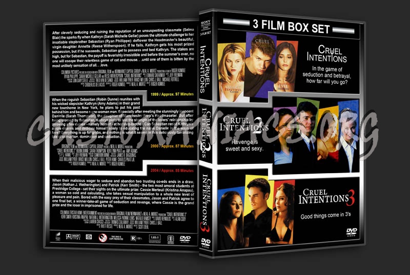 Cruel Intentions Trilogy dvd cover