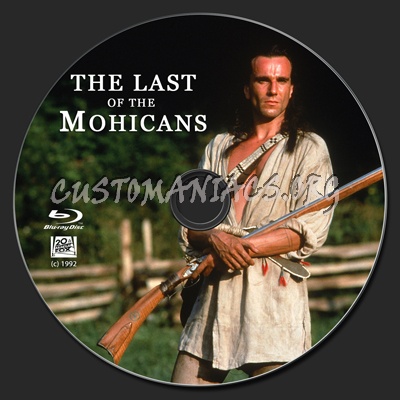 The Last of the Mohicans blu-ray label