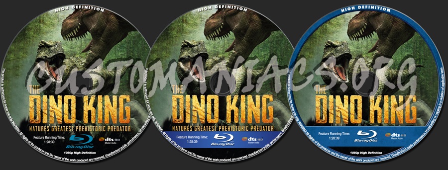 The Dino King blu-ray label