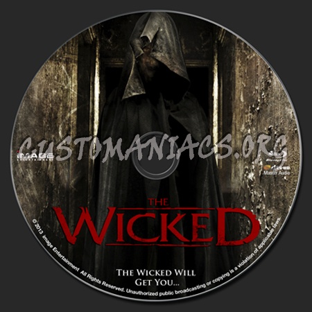 The Wicked blu-ray label