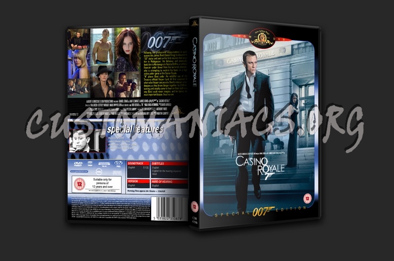 James Bond 007 SE collection- Casino Royale, Quantum of Solace & Skyfall dvd cover