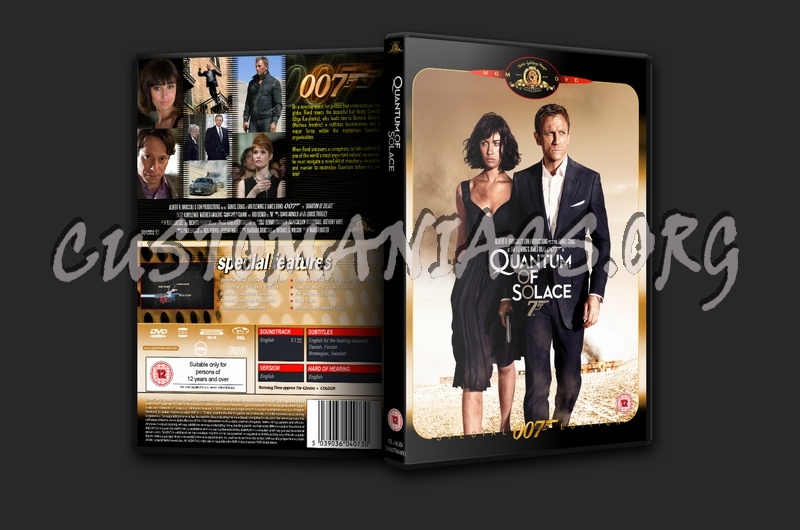 James Bond 007 SE collection- Casino Royale, Quantum of Solace & Skyfall dvd cover
