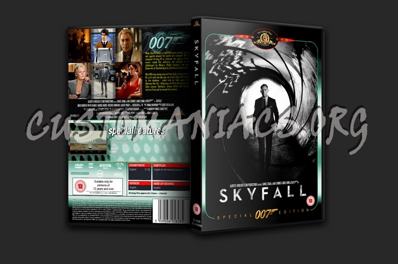James Bond 007 SE collection- Casino Royale, Quantum of Solace & Skyfall dvd cover