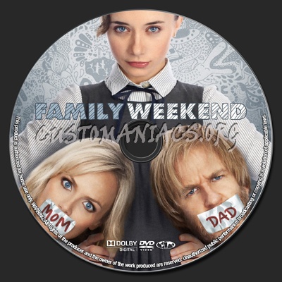 Family Weekend dvd label