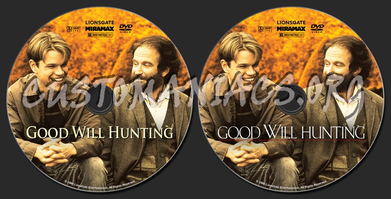 Good Will Hunting dvd label