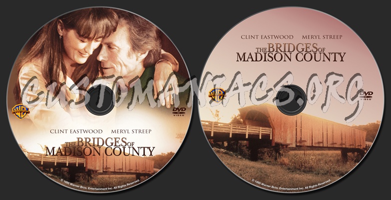 The Bridges of Madison County dvd label