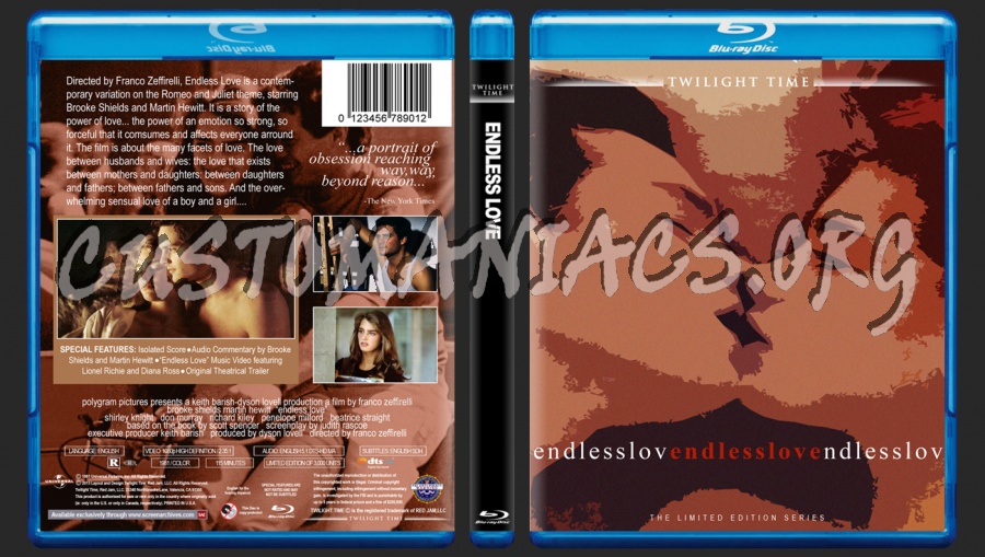 Endless Love blu-ray cover