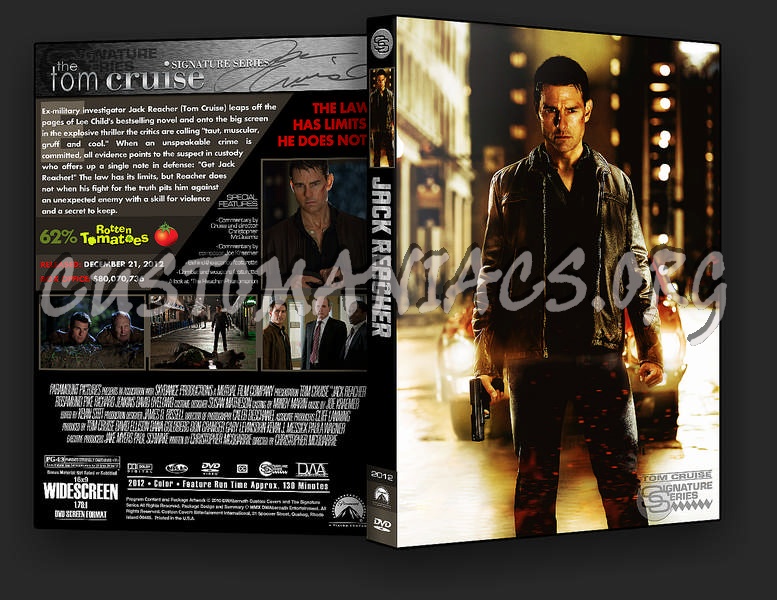 Jack Reacher dvd cover