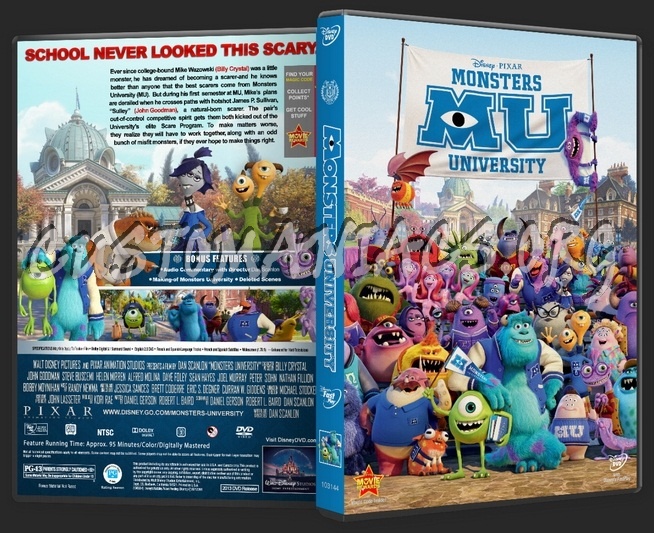 Monsters University dvd cover