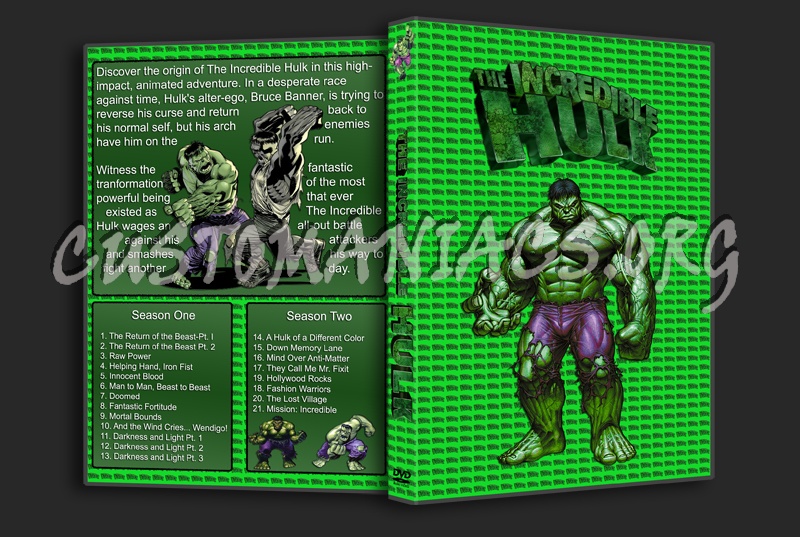 The Incredible Hulk dvd cover