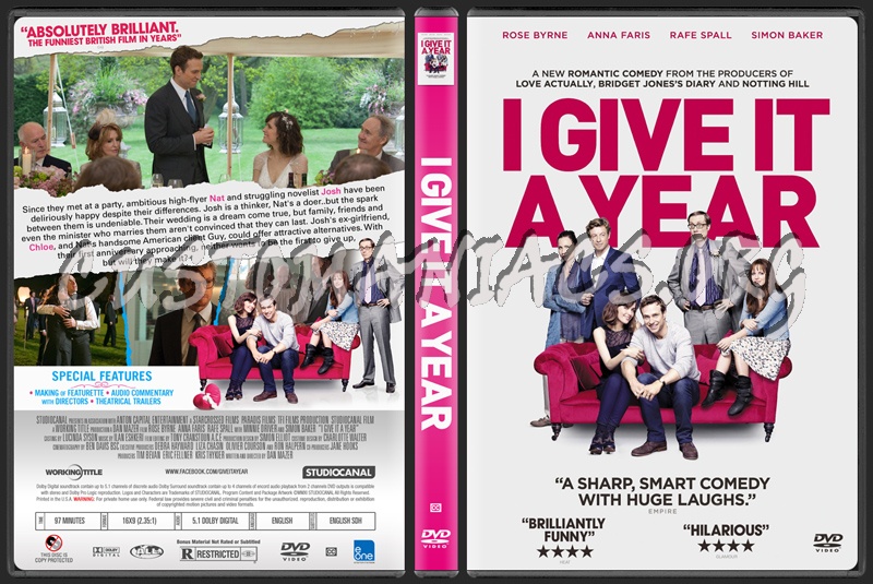 I Give It A Year dvd cover